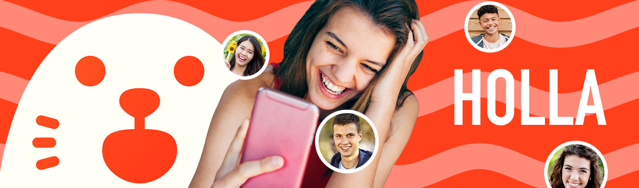 Is Holla Live Random Chat safe for kids?