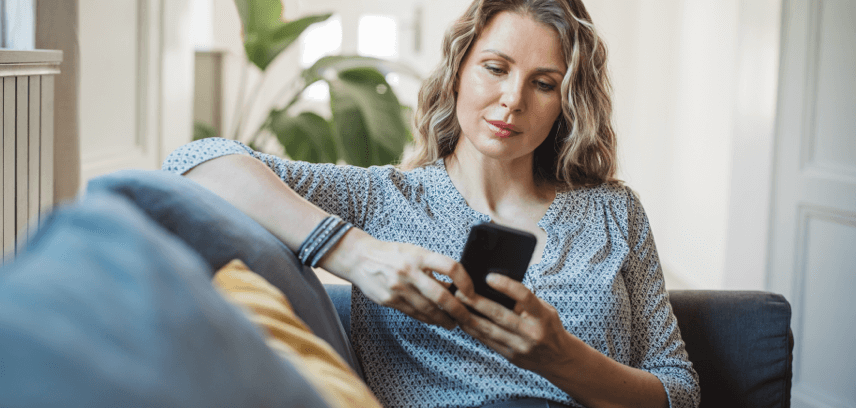 Young girl using tablet