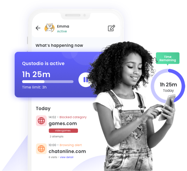 Sign up for Qustodio, the best parental control app